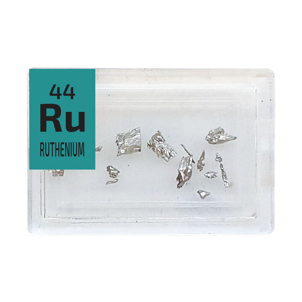 Ruthenium Crystalline Pieces Periodic Element Tile - Small - The Periodic Element Guys
