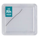 Rhodium Wire Periodic Element Tile - The Periodic Element Guys