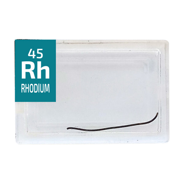 Rhodium Wire Periodic Element Tile - Small - The Periodic Element Guys