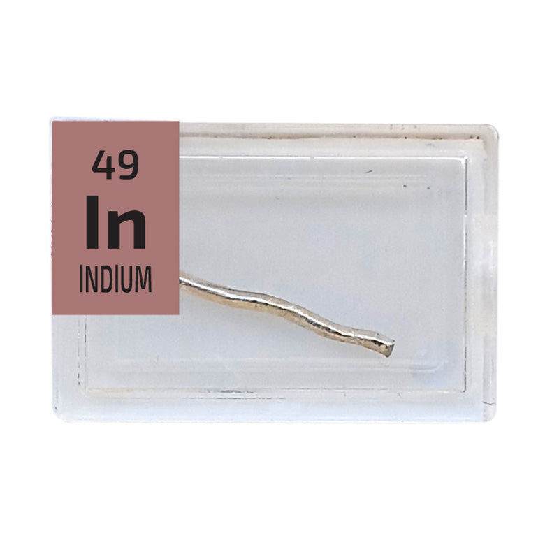 Indium Wire Periodic Element Tile - Small - The Periodic Element Guys