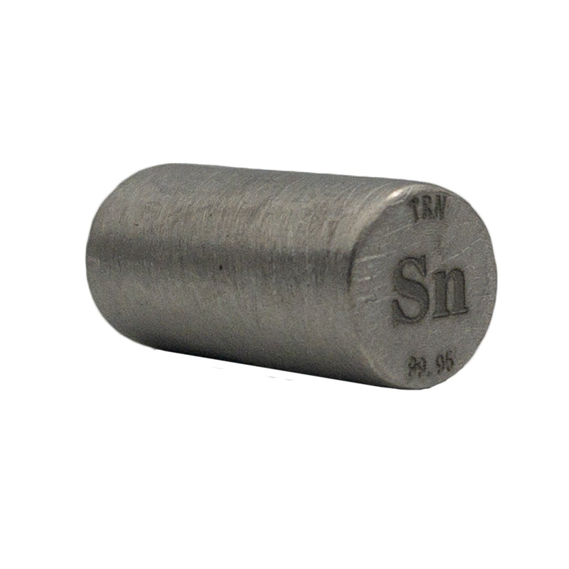Tin Rod 99.95% Purity 20mmx10mm - The Periodic Element Guys