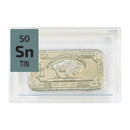 Tin Bullion Ingot Periodic Element Tile - Small - The Periodic Element Guys