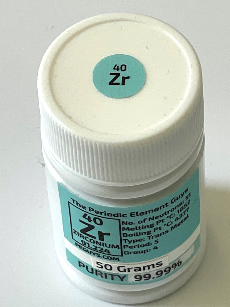 Zirconium Sponge 50 Grams 99.9%
