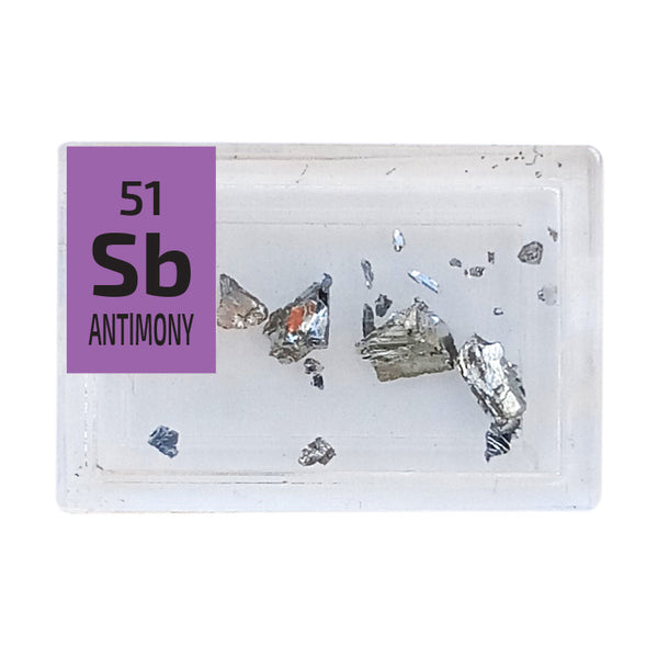 Antimony Pieces Periodic Element Tile - Small - The Periodic Element Guys