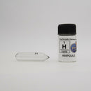 Pure Hydrogen gas Ampoule element 1 sample Low Pressure in labeled glass Bottle - The Periodic Element Guys
