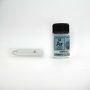 Pure Argon Gas Ampoule Element Low Pressure in Labeled Glass Bottle - The Periodic Element Guys
