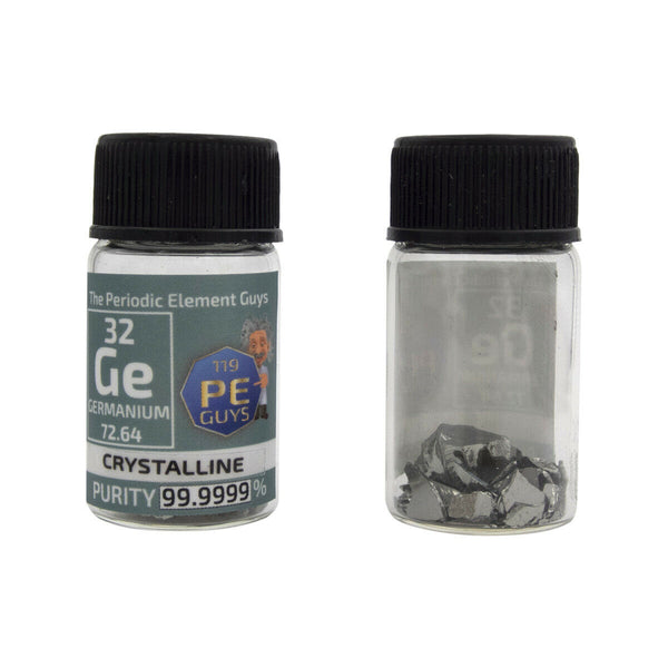 Germanium Metal Element Sample - 3g Crystal Chunks - Purity: 99.9999% - The Periodic Element Guys