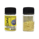 Sulfur Element Sample - 5g Crystals - Purity: 99.99% - The Periodic Element Guys