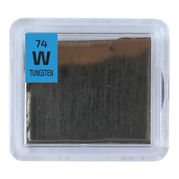 Tungsten Foil Periodic Element Tile - The Periodic Element Guys