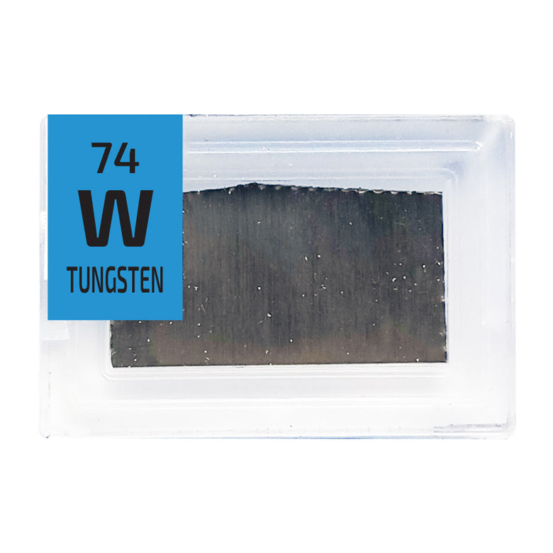 Tungsten Foil Periodic Element Tile - Small - The Periodic Element Guys