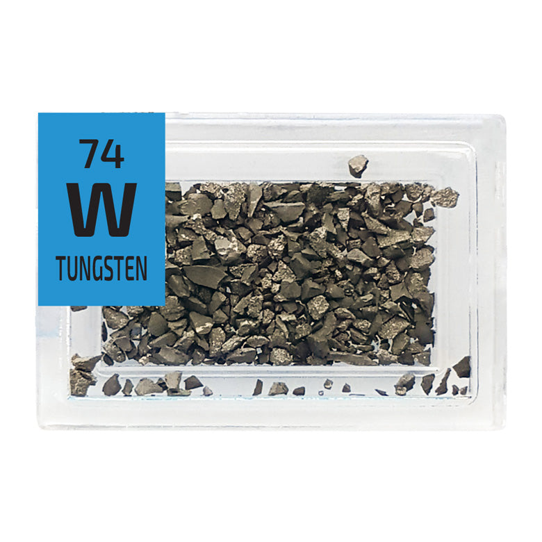 Tungsten Grains Periodic Element Tile - Small - The Periodic Element Guys