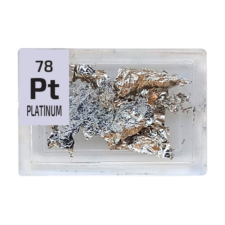 Platinum Foil Periodic Element Tile - Small - The Periodic Element Guys