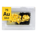 Gold Foil Mirror Backed Periodic Element Tile - Small - The Periodic Element Guys