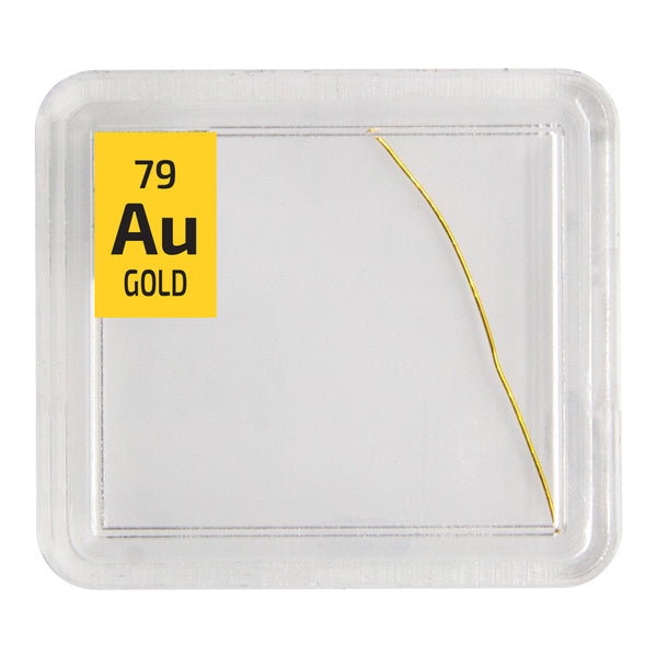 Gold Wire Periodic Element Tile - The Periodic Element Guys