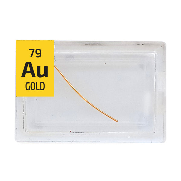 Gold Wire Periodic Element Tile - Small - The Periodic Element Guys