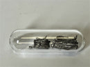 Samarium Metal Dendrites 99.9% 1 Gram + Clean Shiny under Argon in glass ampoule in Labeled Glass Vial - The Periodic Element Guys