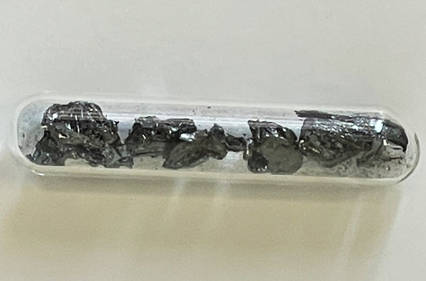 1 Gram Black Phosphorus allotrope Crystals under argon gas in glass ampoule - The Periodic Element Guys