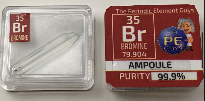 Bro Element Bromine Vapor Discharge ampoule. | The Periodic Element Guys