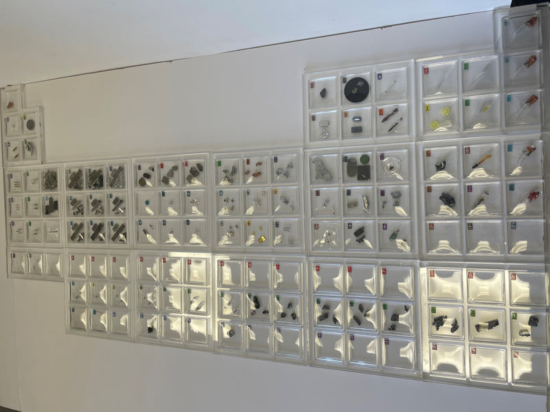 Interactive Periodic Element Table Acrylic Wall Display with 84 Elements and light up the gasses. - The Periodic Element Guys