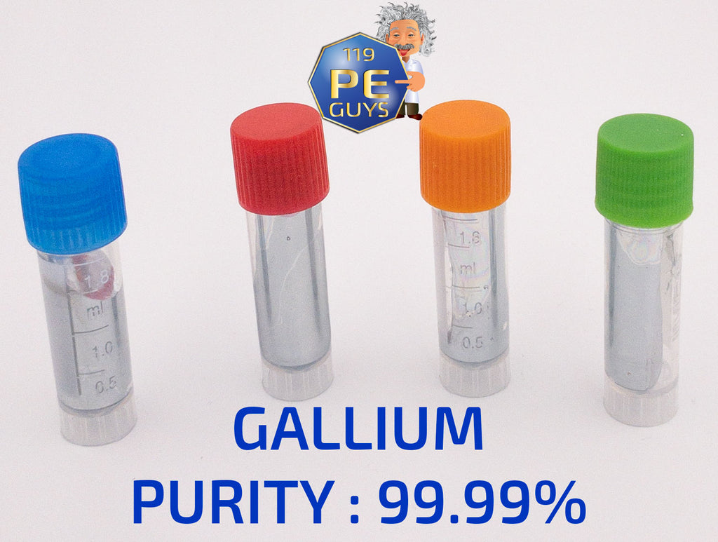 Gallium Metal 99.99% Pure Element Sample | The Periodic Element Guys