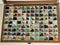 The Ultimate Gemstone Mineral Collection 108 different Gemstone Labeled Tiles in Luxury wooden display - The Periodic Element Guys
