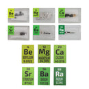 6 x Alkaline Earth Element Sample Set - The Periodic Element Guys