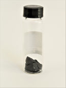 Carbon Graphite Pieces in New "Stand Tall Glass Vial. - The Periodic Element Guys