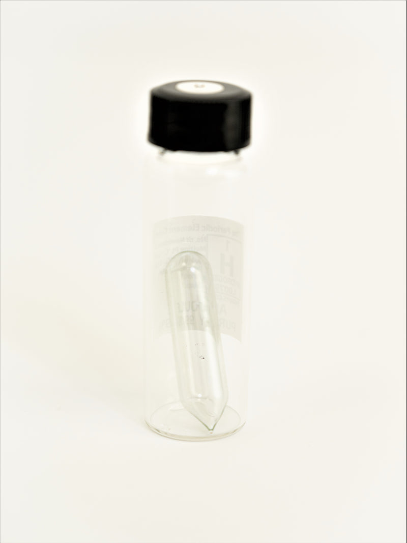 Pure Hydrogen gas Ampoule element 1 sample Low Pressure in labeled glass Vial - The Periodic Element Guys