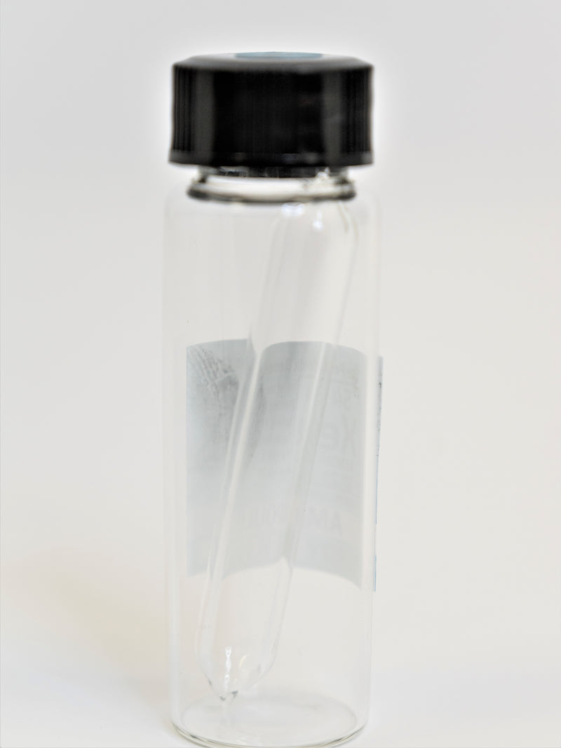 Pure Xenon gas Ampoule element 54 sample Low Pressure in labeled tall glass Vial - The Periodic Element Guys