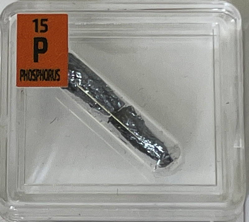 Wholesale 12 x 1/10 Gram Black Phosphorous Crystal in Labeled Periodic Element Tiles - The Periodic Element Guys