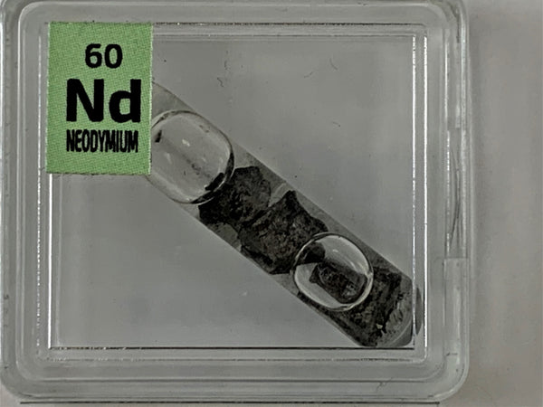 Neodymium Ampoule Periodic Element Tile - The Periodic Element Guys