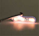 Pure Neon gas Ampoule element 10 sample Low Pressure in labeled tall glass Vial - The Periodic Element Guys