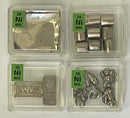Nickel 99.9%  Foil, Pellets, Ingots, Crystalline Flower,  in our new thick Periodic Element tiles