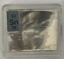 Tin  99.9%  Foil, Pellets, Ingots, Rods  in our new thick Periodic Element tiles