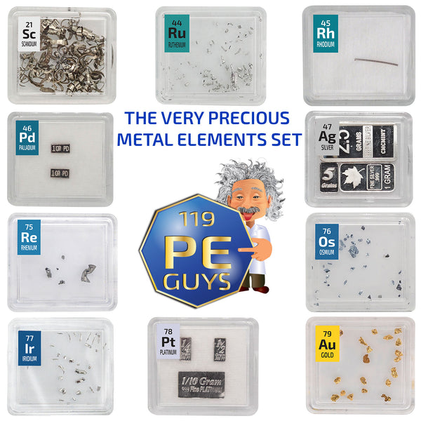 The Very Precious Metal Elements Set - The Periodic Element Guys