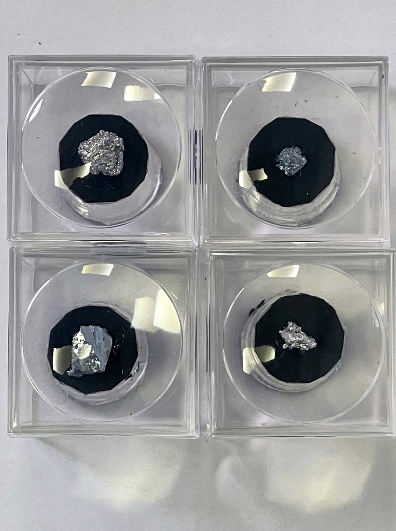 Osmium & Ruthenium Crystal 99.99% Unique in a magnify Cube.