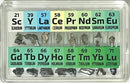 Micro Rare Earth Metal Element Set with Lanthanum Cerium Pr Nd Sm Europium under argon