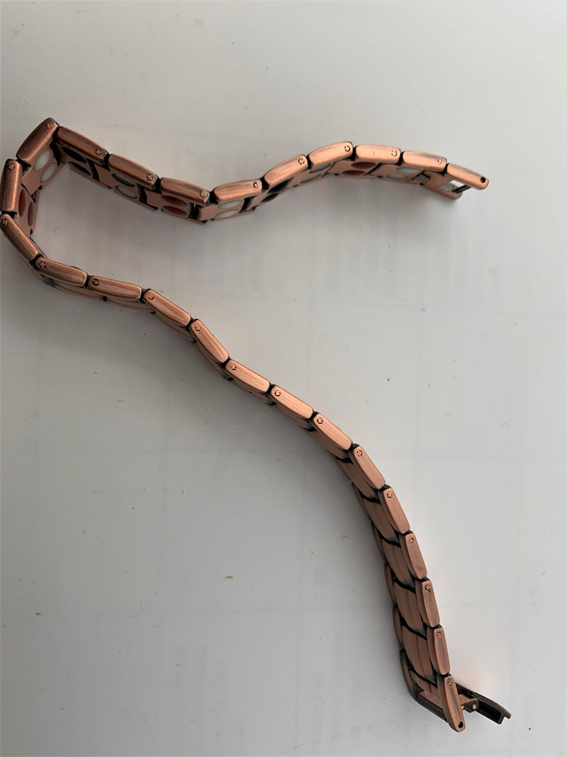 Pure Copper Magnetic Bracelet - Copper Men Women Arthritis Therapy Pain  Relieve | eBay
