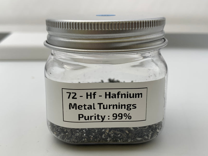 Hafnium Metal Turnings 99%+ 20 Grams Amazing value! - The Periodic Element Guys