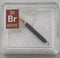 Bromine in glass ampoule in a Periodic element tile. - The Periodic Element Guys