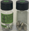 Nickel Rods 6x6mm 99.999%, 15 Grams in a fully labeled Element Glass Vial/Bottle