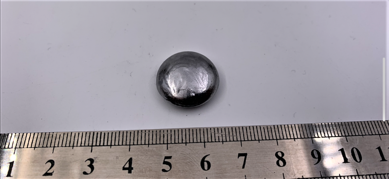 Rhenium Arc Melted 1 Troy Oz Metal Pellet Bead - The Periodic Element Guys