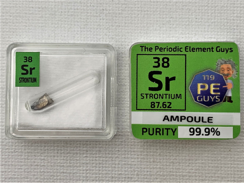 Stronzio Metallico Puro 99,9% - 1g In Vial Di Vetro Per Collezionisti Ed Esperimenti - Foto 11